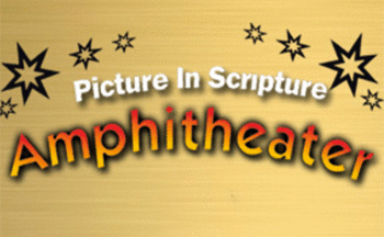 Picture in Scripture Amphitheater Logo
