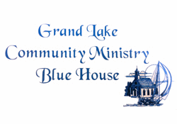 Grand Lake Community Ministry AKA The Blue House Logo