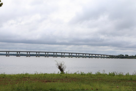 Beautiful Views of SailBoat Bridge on Grand Lake Oklahoma