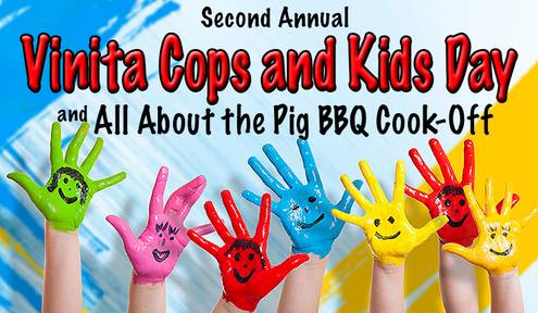 Vinita Police Hosting Cops and Kids Day, All About the Pig BBQ Cook-Off Saturday