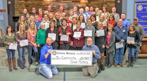 Grove Rotary Awards 41 Grants for Community Projects