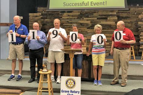 Grove Rotary Ninth Annual LobsterFest Fundraiser Nets $119,000 for Foundation