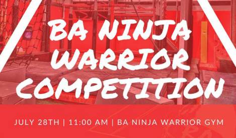 BA Ninja Warrior Hosts First Ninja Competition This Saturday