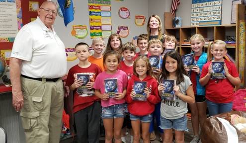 The Grove Rotary Club provides all third graders with Dictionaries each year