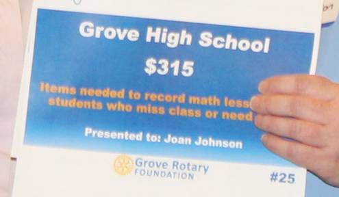 Grove High School Rotary Grants