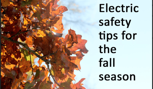 Electric safety tips for the fall season