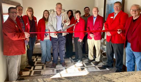 Ribbon cutting - Sawyer-Phillips Insurance