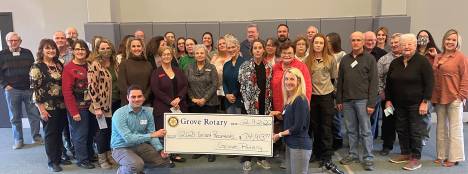 Grove Rotary give nearly $75,000 in grants