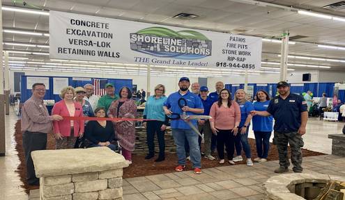 Ribbon cutting - Shoreline Solutions