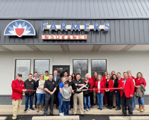 Ribbon cutting - TJ Burden Agency - Farmers Insurance