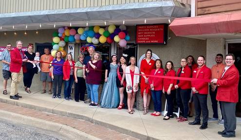 Ribbon cutting - Grove's Royal Party & Gifts