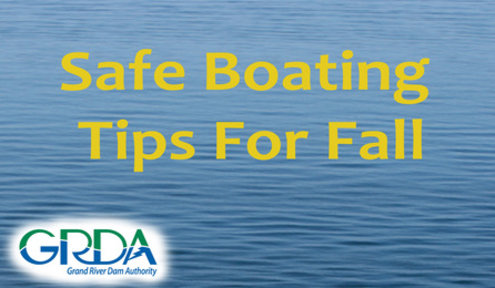 Safe boating tips for the popular fall season