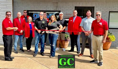 Ribbon Cutting - Green Country Sliding Door Maintenance