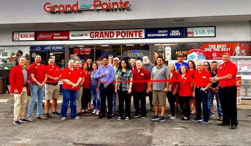 Ribbon cutting - Grand Pointe and Grand Motel