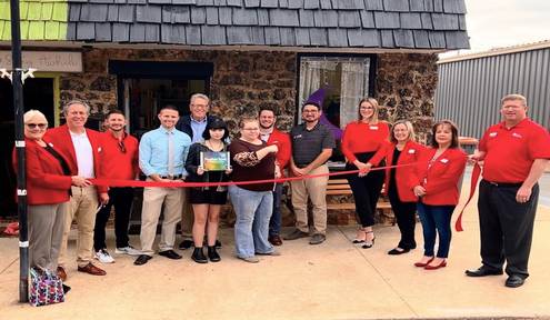 Ribbon cutting - Moonbow Room