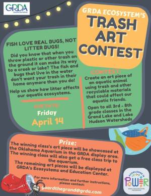 GRDA Hosting First “Trash Art” Contest For Students
