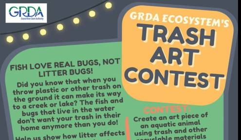 GRDA Hosting First “Trash Art” Contest For Students