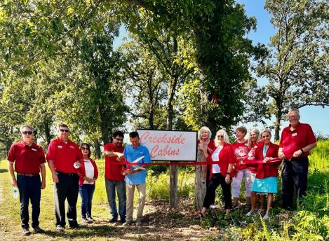 Ribbon Cutting - Creekside Cabins