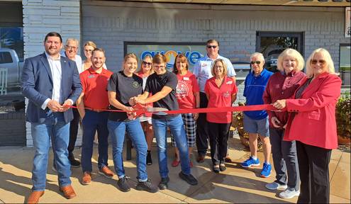 Ribbon cutting - Record Clean