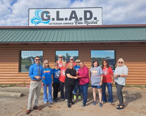 Ribbon Cutting - G.L.A.D. Flea Market