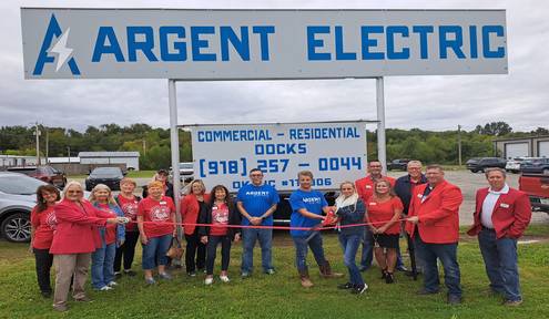 Ribbon Cutting - Argent Electric