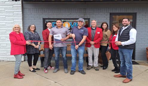 Ribbon cutting - Grand Lake Pools