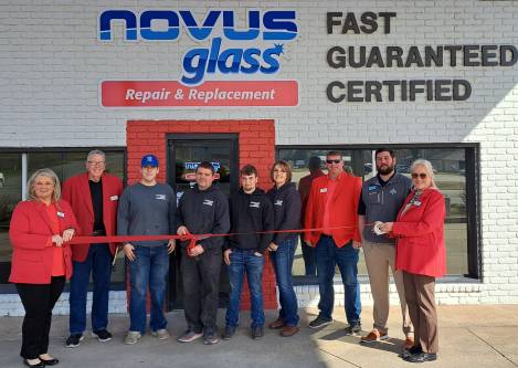 Ribbon Cutting - NOVUS Glass of Grove