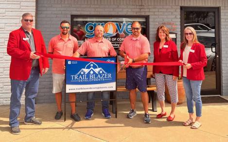 Ribbon cutting - Trail Blazer Developments