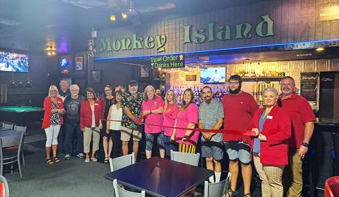 Ribbon Cutting - The Monkey Bar