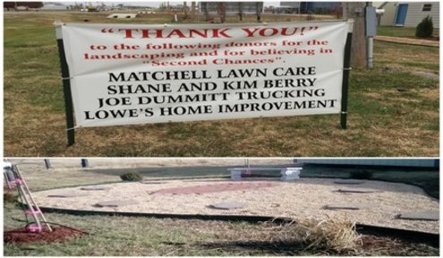 New Donor Recognition Garden at Second Chance Pet Rescue
